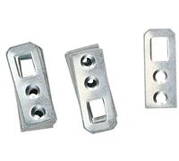 KOTARBAU® 50 Colgadores para Muebles, 30x12x1,0 mm, Herrajes para Colgar Muebles, Colgador metálico para módulos de Cocina suspendidos, Ideal para Colgar armarios de Cocina, cabeceros, 50 Unidades