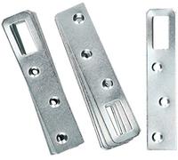 KOTARBAU® 50 Colgadores para Muebles, 95x20x1,4 mm, Herrajes para Colgar Muebles, Colgador metálico para módulos de Cocina suspendidos, Ideal para Colgar armarios de Cocina, cabeceros, 50 Unidades