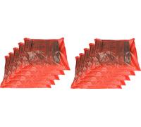 KOTARBAU® 50 x Cubiertas de Lona Multiuso, 4 x 5 m, Lámina Extra Gruesa de protección en Obras y reformas, Negra, Lona Gruesa de plástico, Film, Resistente al desgarro, para Interior y Exterior, 50