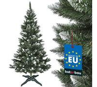 KOTARBAU® Árbol de Navidad artificial con soporte de plástico, 220 cm, con soporte de plástico
