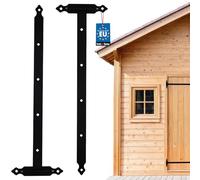 KOTARBAU® Bisagra de Carga de 800 mm, 2 Unidades, Placa de 255 mm, Rodamiento de Bolas, Para Puerta de Jardín