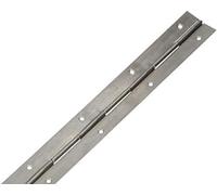KOTARBAU® Bisagra de piano para fijar tapas y puertas, 31mm x 30 cm, Resistente bisagra con agujeros de montaje, Sin revestimiento, Divisible, Cortable, Bisagra Continua para muebles