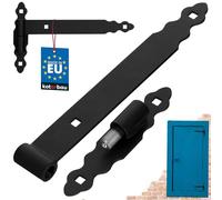KOTARBAU® Bisagra de puerta de 300 mm para puerta de jardín, bisagra izquierda y derecha