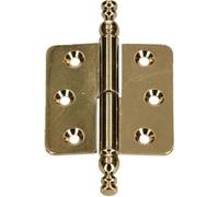 KOTARBAU® Bisagra Decorativa para Muebles 45x45 mm, Bisagra Izquierda, Bisagra latonada, Bisagra para Puertas de Muebles, Bisagra Universal latón, Bisagra extraíble, Inoxidable, Bisagra de gabinete