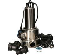 KOTARBAU® Bomba de aguas residuales de 1500 W de acero inoxidable con interruptor de flotador