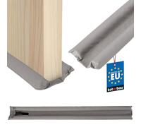 KOTARBAU® Burlete Bajo Puerta - Espuma de Polietileno - 95 cm - Gris - Burletes Puertas de Entrada - 30 mm - Doble Aislamiento - Protector Bajo Puerta - Fácil de Cortar - Cortavientos para Puertas