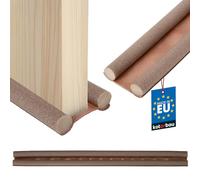 KOTARBAU® Burlete Bajo Puerta - Espuma de Polietileno - 95 cm - Marrón - Burletes Puertas de Entrada - 30 mm - Doble Aislamiento - Protector Bajo Puerta - Fácil de Cortar - Cortavientos para Puertas