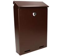 KOTARBAU Buzón de 260 x 180 x 55 mm, marrón, formato C-5 para periódicos aéreos