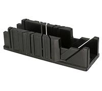 KOTARBAU® Caja de ingletes 1,5", Caja para inglete, Ideal para cortes en ángulos de 22,5°, 45° y 90°, Caja para cortar marcos, perfiles, tubos, Caja de sierra ingletadora, Caja de inglete de plástico