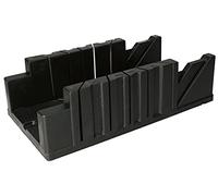 KOTARBAU® Caja de ingletes 4,5", Caja para inglete, Ideal para cortes en ángulos de 22,5°, 45° y 90°, Caja para cortar marcos, perfiles, tubos, Caja de sierra ingletadora, Caja de inglete de plástico