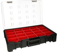 KOTARBAU® Caja organizadora portátil WRC 39 x 60 x 11 cm, con compartimentos de policarbonato