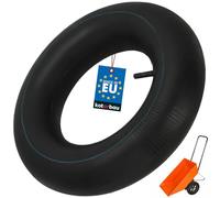 KOTARBAU® Cámara de Aire para Carretilla - Goma - 4.00-8 - Negro - ⌀ 35 cm - Válvula Recta - Recambio Carretilla - Resistente A Pinchazos
