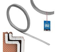 KOTARBAU® Cinta Perforada Galvanizada, Banda Perforada 20 x 1 mm