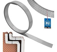 KOTARBAU® Cinta Perforada Galvanizada, Banda Perforada 80 x 2 mm