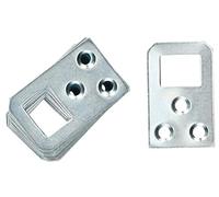 KOTARBAU® Colgadores para Muebles, 40x25x1,2 mm, Herrajes para Colgar Muebles, Colgador metálico para módulos de Cocina suspendidos, Ideal para Colgar armarios de Cocina, cabeceros, 25 Unidades