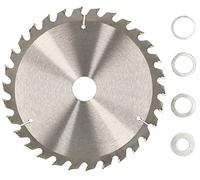 KOTARBAU® Disco de corte para madera, 30 dientes, Ø 230 mm, Disco de cierra circular, Hoja de sierra, Discos de corte, Hojas de sierra de acero duro, Incluye 4 anillos de reducción