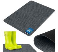 KOTARBAU® Felpudo Antideslizante, Alfombrilla para protección de Suelos, Gris, 50 x 70 cm, Alfombra para Puerta, Entrada, Capacidad retener y esconder la Suciedad