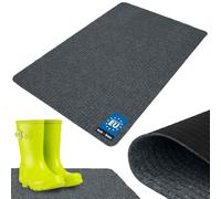 KOTARBAU® Felpudo Antideslizante, Alfombrilla para protección de Suelos, Gris, 80 x 120 cm, Alfombra para Puerta, Entrada, Capacidad retener y esconder la Suciedad