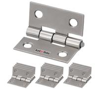 KOTARBAU® Juego de 12 bisagras para muebles, 25 mm, bisagra para muebles, bisagra de níquel enrollada, bisagra plegable para piano, para cajas de herramientas
