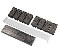 KOTARBAU® Kit de instalación para parqué y laminados, 42 Piezas, Equipamiento básico para la colocación de laminados, entarimados, 40 cuñas distanciadoras, 1 Barra de tracción, 1 Taco de plástico