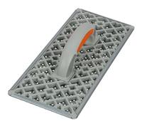 KOTARBAU® Llana abrasiva 375 x 155, Llana para el Aislamiento térmico Exterior y hormigón Celular, Rascador talocha, Llana abrasiva para poliestireno, Llana abrasiva de Acero galvanizado