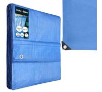 KOTARBAU® Lona Impermeable Exterior 10x15 m, Azul, 60 g/m²