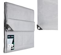 KOTARBAU® Lona Impermeable Exterior 4x5 m, Plata, 160 g/m²