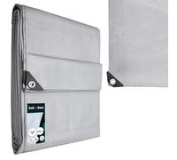 KOTARBAU® Lona Impermeable Exterior 6x10 m, Plata, 160 g/m²