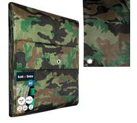 KOTARBAU® Lona Impermeable Exterior 6x8 m, Camuflaje, 90 g/m²