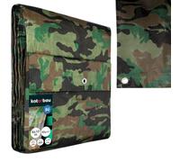KOTARBAU® Lona Impermeable Exterior 8x10 m, Camuflaje, 90 g/m²