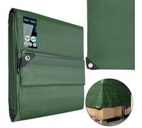 KOTARBAU® Lona Impermeable Exterior- Polietileno 10x15 m Verde Oliva 110 g/m² Lona Impermeable Lona Suelo Piscina Universal con Ojales