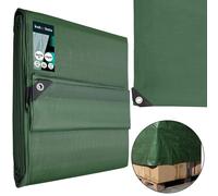 KOTARBAU® Lona Impermeable Exterior- Polietileno 6x10 m Verde Oliva 110 g/m² Lona Impermeable Lona Suelo Piscina Universal con Ojales