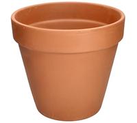 KOTARBAU® Maceta con Borde de Terracota 27 cm para Interiores y Exteriores, Tiesto para Plantas, Arcilla de Terracota, Maceta para balcón o jardín, Cerámica sin esmaltar