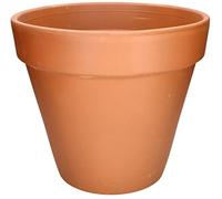 KOTARBAU® Maceta con Borde de Terracota 39 cm para Interiores y Exteriores, Tiesto para Plantas, Arcilla de Terracota, Maceta para balcón o jardín, Cerámica sin esmaltar
