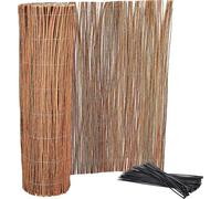 KOTARBAU® Malla de ocultación, 80 x 500 cm, Rollo de 5 Metros, Valla de Mimbre, Cerca, Malla para ocultación y decoración de ambientes, Cañizo, Privacidad
