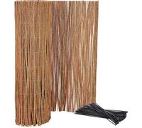 KOTARBAU® Malla de ocultación, 90 x 500 cm, Rollo de 5 Metros, Valla de Mimbre, Cerca, Malla para ocultación y decoración de ambientes, Cañizo, Privacidad