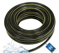 KOTARBAU® Manguera de jardín de 1/2"", 30 m, 4 capas, Manguera de PVC reforzada, Antitorsión, , Manguera profesional para regar plantas, Manguera jardín, Manguera de agua, Manguera riego flexible