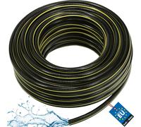 KOTARBAU® Manguera de jardín de 1", 50 m, 4 Capas, Manguera de PVC Reforzada, Antitorsión, , Manguera Profesional para regar Plantas, Manguera jardín, Manguera de Agua, Manguera riego Flexible