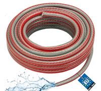 KOTARBAU® Manguera para jardín de 3/4", profesional, para riego de plantas, 6 bares, 20 metros, color gris