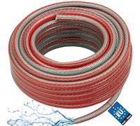 KOTARBAU® Manguera para jardín de 3/4", profesional, para riego de plantas, 6 bares, 50 metros, color gris