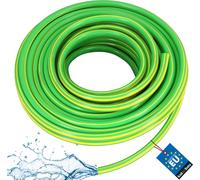 KOTARBAU® Manguera para Jardín 1", Rollo de 20 m, 4 Capas, Antitorsión, Verde Amarillo, Profesional, Manguera para regar Las Plantas, césped, PV