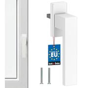 KOTARBAU® Manija de Ventana, Manija de Aluminio, Manija para Puerta de balcón, Manija Blanca, Manilla para Ventana, Manivela Ventana Blanco