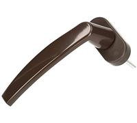 KOTARBAU® Manija de Ventana, Manija de Aluminio, Manija para Puerta de balcón, Manija marrón, Manilla para Ventana, Manivela Ventana marrón, Manilla Ventana Universal