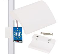 KOTARBAU® Manija para Puerta de balcón, Tirador de Puerta de terraza, Tirador de Puerta Blanco, Manilla para Puerta balconera, Asa de Agarre para Fumadores, Manilla de Aluminio para Balcones
