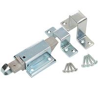 KOTARBAU® Pasador de sobreponer para Ventana, Pestillo de Perno, Cierre automático de Resorte, Pestillo para Ventanas abatibles, Cierre de Muelle, Acero galvanizado, Horizontal o Vertical