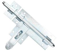 KOTARBAU® Pestillo con Perno Deslizante 270 mm, Cierre con Ojal para candado, Cerrojo de Acero Plateado, Cerrojo de Seguridad para Puertas y verjas, Protección contra Robo, Herraje para Puerta