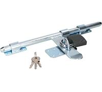 KOTARBAU® Pestillo con Perno Deslizante 340mm, Cierre con candado, Cerrojo de Acero galvanizado, Cerrojo de Seguridad para Puertas y verjas, Protección contra Robo, Herraje para Puerta