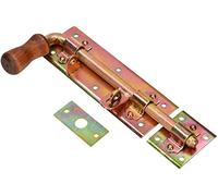 KOTARBAU® Pestillo de puerta 280 mm izquierdo, Pestillo con pasador deslizante, Pestillo de acero inoxidable, Cerrojo de seguridad universal para puertas de garaje, portones o cancelas, mango de goma