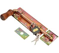 KOTARBAU® Pestillo de puerta con candado 280 mm izquierdo, Pestillo con pasador deslizante, Pestillo de acero inoxidable, Cerrojo de seguridad universal para puertas de garaje, portones o cancelas
