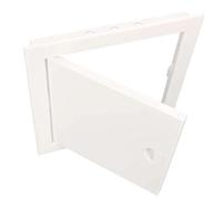 KOTARBAU® Puerta de inspección, 20 x 40 cm, Blanca de plástico ABS resistente, Panel de acceso, Compuerta de fácil acceso, Puerta de inspección, Trampilla para pared o techo
